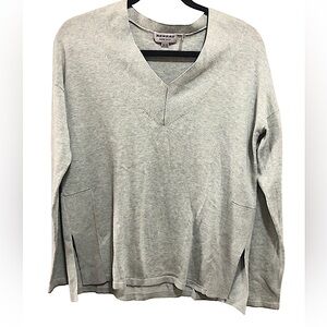 Repeat Easy Knit Sweater pale blue green XS